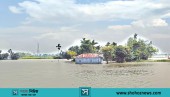 উজানের ঢলে তিস্তা নদীর পানি বিপদসীমা ছাড়িয়েছে